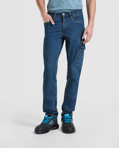 Pantalon Raptor PA8402 Unisex Vaquero personalizable con bordado, serigrafia y DTF | LogoLider