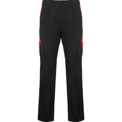 Pantalon Trooper PA8408 Unisex Negro/Rojo personalizable con bordado, serigrafia y DTF | LogoLider