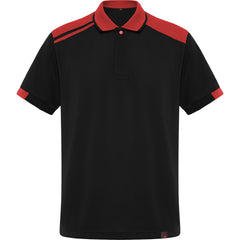 Polo Samurai PO8410 Unisex Negro/Rojo personalizable con bordado, serigrafia y DTF | LogoLider