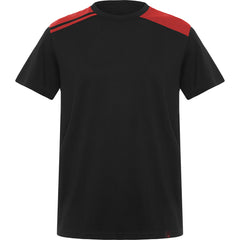 Camiseta Expedition CA8411 Hombre Negro/Rojo personalizable con bordado, serigrafia y DTF | LogoLider