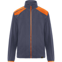 Chaqueta Terrano CQ8412 Unisex Plomo/Naranja personalizable con bordado, serigrafia y DTF | LogoLider