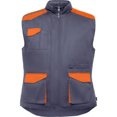 Chaqueta Armada CQ8414 Hombre Plomo/Naranja personalizable con bordado, serigrafia y DTF | LogoLider