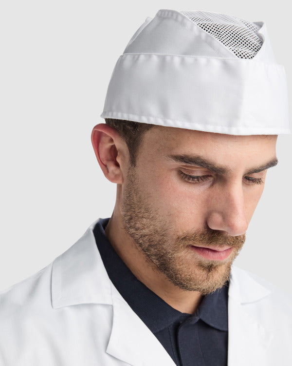Gorro de cocina con visera plegada Lagasse
