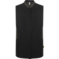 Delantal Aldany DE9105 Mujer Negro/Print Geometrico personalizable con bordado, serigrafia y DTF | LogoLider