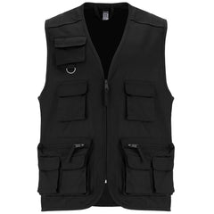Chaleco Venera CC9111 Hombre Negro personalizable con bordado, serigrafia y DTF | LogoLider