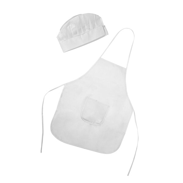 Delantal JAMIE DE9133 Blanco personalizable con tu logo | LogoLider