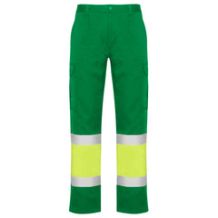 Prenda alta visibilidad Naos HV9300 Hombre Verde Jardín/Amarillo Flúor personalizable con bordado, serigrafia y DTF | LogoLider