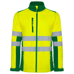 Prenda alta visibilidad Antares HV9303 Hombre Verde Jardín/Amarillo Flúor personalizable con bordado, serigrafia y DTF | LogoLider