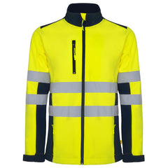 Prenda alta visibilidad Antares HV9303 Hombre Marino/Amarillo Fluor personalizable con bordado, serigrafia y DTF | LogoLider