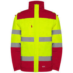 Prenda alta visibilidad Epsylon HV9304 Hombre Rojo Laboral/Amarillo Flúor personalizable con bordado, serigrafia y DTF | LogoLider