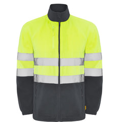 Prenda alta visibilidad Altair HV9305 Hombre Plomo/Amarillo Fluor personalizable con bordado, serigrafia y DTF | LogoLider