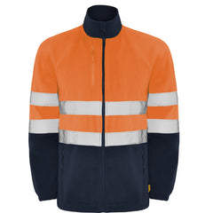 Prenda alta visibilidad Altair HV9305 Hombre Marino/Naranja Fluor personalizable con bordado, serigrafia y DTF | LogoLider