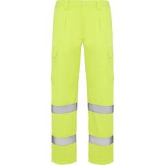 Prenda alta visibilidad Alfa HV9309 Hombre Amarillo Fluor personalizable con bordado, serigrafia y DTF | LogoLider