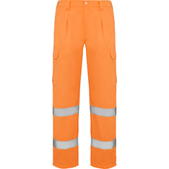 Prenda alta visibilidad Alfa HV9309 Hombre Naranja Fluor personalizable con bordado, serigrafia y DTF | LogoLider