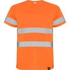 Prenda alta visibilidad Delta HV9310 Hombre Naranja Fluor personalizable con bordado, serigrafia y DTF | LogoLider