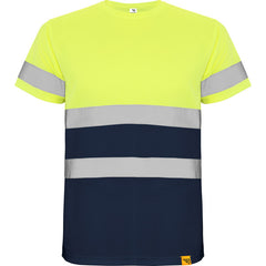 Prenda alta visibilidad Delta HV9310 Hombre Marino/Amarillo Fluor personalizable con bordado, serigrafia y DTF | LogoLider