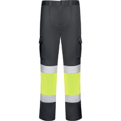 Prenda alta visibilidad Daily Stretch Hv HV9312 Hombre Plomo/Amarillo Fluor personalizable con bordado, serigrafia y DTF | LogoLider
