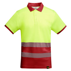 Prenda alta visibilidad Atrio HV9318 Hombre Rojo Laboral/Amarillo Flúor personalizable con bordado, serigrafia y DTF | LogoLider