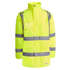 Prenda alta visibilidad Merak HV9320 Hombre Amarillo Fluor personalizable con bordado, serigrafia y DTF | LogoLider