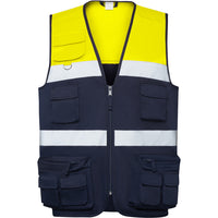 Navy/Fluorescent Yellow