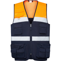 Navy/Fluorescent Orange