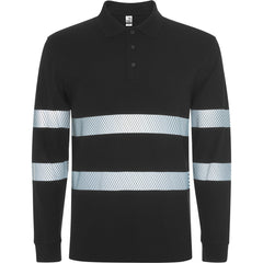 Prenda alta visibilidad Foran L/S HV9325 Unisex Negro personalizable con bordado, serigrafia y DTF | LogoLider