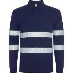 Prenda alta visibilidad Foran L/S HV9325 Unisex Marino personalizable con bordado, serigrafia y DTF | LogoLider
